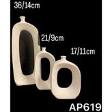 Polyester Dekoratif Vazo Seti 3'lü Ap0619