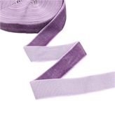 Polyester Kadife Kurdeleler(Grey Purple,6mm x 5yards) | Hediye Paketleme El Sanatları Çiçek Dekorasyonu için Çok Renkli Çoklu Boyutlar: