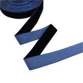 Polyester Kadife Kurdeleler(Navy Blue,25mm x 5yards) | Hediye Paketleme El Sanatları Çiçek Dekorasyonu için Çok Renkli Çoklu Boyutlar: