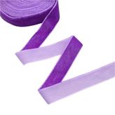 Polyester Kadife Kurdeleler(Purple,20mm x 5yards) | Hediye Paketleme El Sanatları Çiçek Dekorasyonu için Çok Renkli Çoklu Boyutlar: