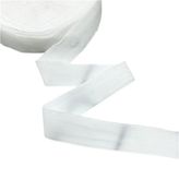 Polyester Kadife Kurdeleler(White,15mm x 5yards) | Hediye Paketleme El Sanatları Çiçek Dekorasyonu için Çok Renkli Çoklu Boyutlar: