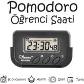 Pomodoro Öğrenci Saati - Kronometreli Ders Çalışma Saati - Masa Saati-Kronometre