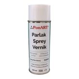 Ponart Parlak Sprey Vernik 400 ml. (Akrilik, Tempera, Yağlıboya)