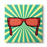 Pop Art Gözlük Tablosu 60 x 60