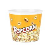 Popcorn Mısır Kovası Dekoratif - Dev Boy, Sert Plastik, 18X20 Cm