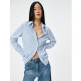 Poplin Gömlek Uzun Kollu Slim Fit Klasik Yaka