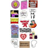 Popüler Sticker Telefon Laptop Notebook Tablet Defter Matara Stiker Etiket ST1176