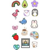 Popüler Sticker Telefon Laptop Notebook Tablet Defter Matara Stiker Etiket ST1374