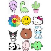 Popüler Sticker Telefon Laptop Notebook Tablet Defter Matara Stiker Etiket ST657