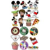 Popüler Sticker Telefon Laptop Notebook Tablet Defter Matara Stiker Etiket ST819