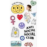 Popüler Sticker Telefon Laptop Notebook Tablet Defter Matara Stiker Etiket ST853