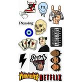 Popüler Sticker Telefon Laptop Notebook Tablet Defter Matara Stiker Etiket ST974