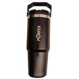 Porfex Pipetli Siyah Termos 1Lt.