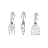 Porland 04STY007738 Ding Peynir Çatal Bıçak Spatula Seti