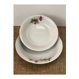 Porland 6 Lı Lal Çukur Yemek Tabak 19 cm