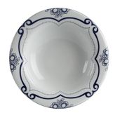 Porland Blue Manoir Desen2 Çukur Tabak 25cm 6 adet