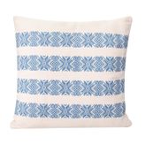 Porland Chantilly Mavi 50x50 cm Dokuma Pamuk Yastık