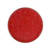 Porland Christina Kırmızı 21 cm Pasta Tabak