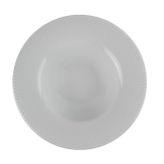 Porland Collet Beyaz 27 cm Desen 1 Çukur Tabak