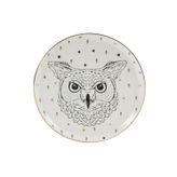 Porland Forest Owl 20 cm Düz Tabak