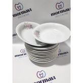 Porland Porselen Buket 12 Adet 19 cm Çukur Yemek Tabak