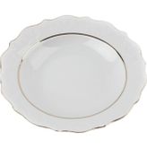 Porland Queen Altın Yaldız 20 cm 6 Adet Çukur Tabak