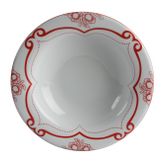 Porland Red Manoir Desen 2 25 cm Çukur Tabak