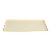 Porland Seasons 16x35 cm 6 Adet Sarı Baton Pasta Tabağı