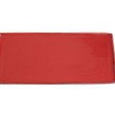Porland Seasons Kırmızı 35x16 cm Porselen Baton Pasta Tabağı