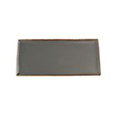 Porland Seasons Koyu Gri 16x35 cm Baton Pasta Tabağı