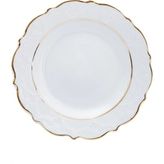 Porland Yaldızlı Porselen 2 20 cm 6'lı Pasta Tabağı