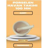 Porselen Havan Takımı 100 Mm
