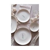 Porselen Tiny 6 Parça 20 cm Çukur Yemek Tabağı - standart