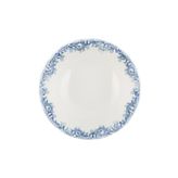 porselenden Blue Dream 6 kişilik 16 cm Porselen Çorba Kasesi Seti Mavi Çiçek Desenli