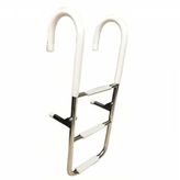 Portatif Krom Tekne Merdiveni 4 Basamak 110cm