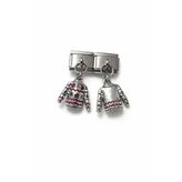 Poseidons Jewellery İtalyan Charm Yılbaşı Kazağı Figürlü Sallantılı Modüler Bileklik Charmı