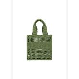 POSITANO MINI OLIVE GREEN PLAJ ÇANTASI