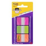 Post-it Kalın Polyester Mor Yeşil Turuncu 3 Renk 22 Adet Sert Seperatör