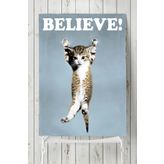 Postermanya Believe Cat Hayvan 70x100 cm Poster