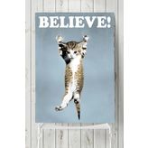 Postermanya Believe Cat Hayvan 90x130 cm Poster