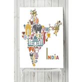 Postermanya Hindistan Manzara 50x70 cm Poster