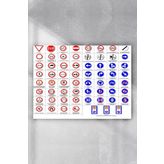 Postermanya Trafik İşaretleri Eğitim 80x115 cm Poster