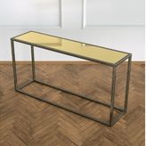 Potrica Metal Dresuar Eskitme Pirinç Ayak Ayna Tabla