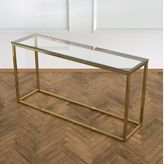 Potrica Metal Dresuar Pirinç Ayak Cam Tabla