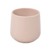 Pottery Seramik Saksı Çap: 13 cm (132x145 mm) – Modern Tasarım El Yapımı Görünümlü Seramik Çiçek Saksısı