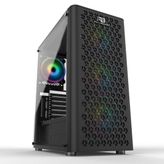Power Boost VK-M202B TG Mesh Panel RGB USB 3.0 Mid Tower Kasa