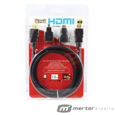 Powermaster 3 in 1 Set 1.5 m HDMI Kablo