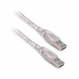 Powermaster 3 m Erkek-Erkek Şeffaf Usb Kablo
