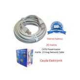 POWERMASTER Cat-6 Patch Kablo 20 Metre (internet Ağ Kablosu)