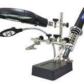 Powermaster MG-16129C Büyüteçli Havya Standı